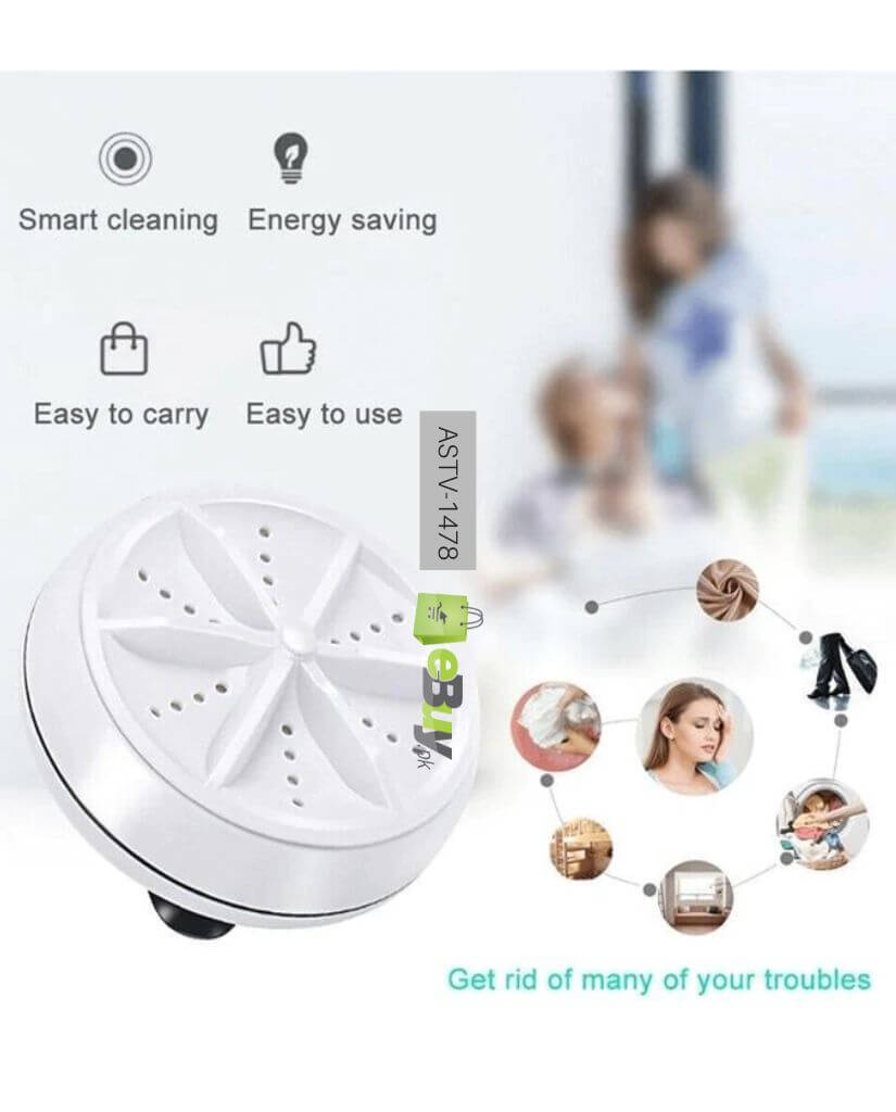 2 in 1 Portable Mini Washing Machine