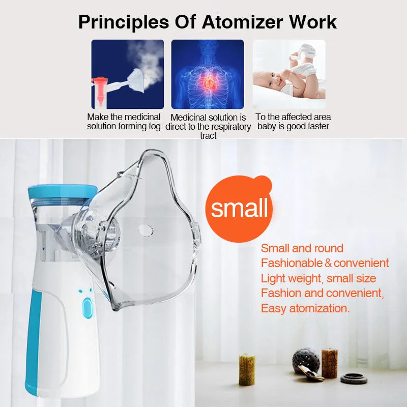 Portable mini nebulizer